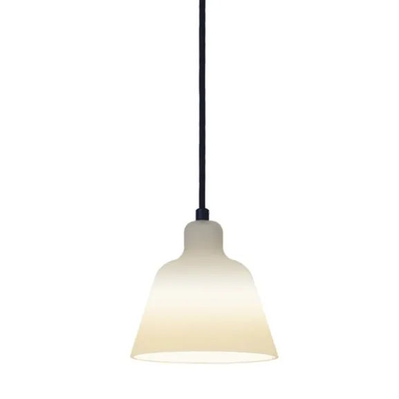 CARPENTER Taklampa Ø15, Opal glas