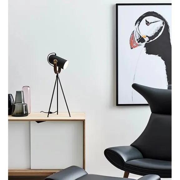 Carronade bordslampa, mattsvart 60cm