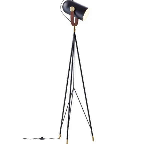 Carronade hög golvlampa, mattsvart 170-175cm