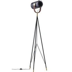 Carronade hög golvlampa, mattsvart 170-175cm