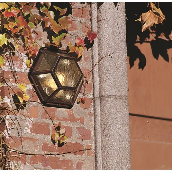 Castor väggplafond E27 koppar