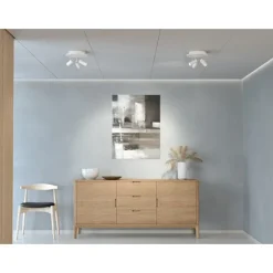Cato 3 spotlight LED, mattvit 22,5cm
