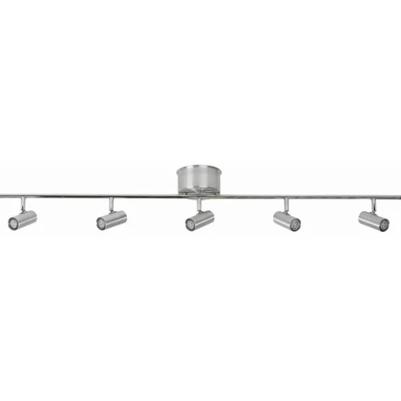 Cato 5 spotlight skena LED, aluminium 120cm