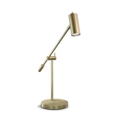Cato bordslampa, blankslipad mässing 48,4cm