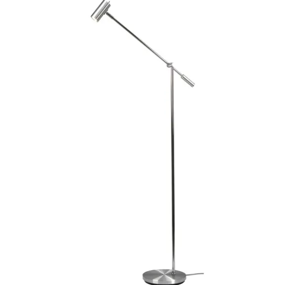 Cato golvlampa LED, aluminium 133,9cm