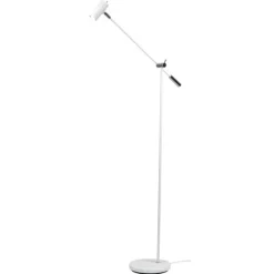 Cato golvlampa LED, mattvit 133,9cm