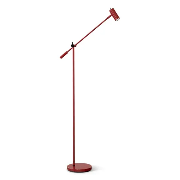 Cato golvlampa ruby red/svart DIM