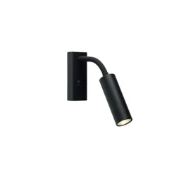 Cato Slim vägglampa flex flat svart mini