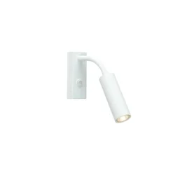 Cato Slim vägglampa flex flat vit mini