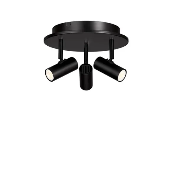 Cato 3-spotlight black/black GU4/MR11