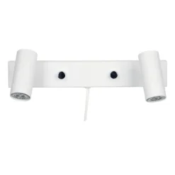 Cato vägglampa dubbel LED, mattvit 15,4cm