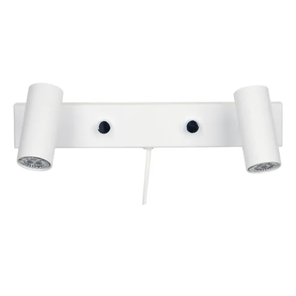 Cato vägglampa dubbel LED, mattvit 15,4cm