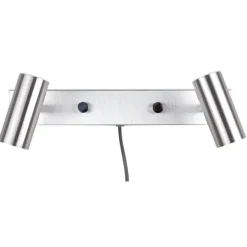 Cato vägglampa dubbel LED, aluminium 15,4cm
