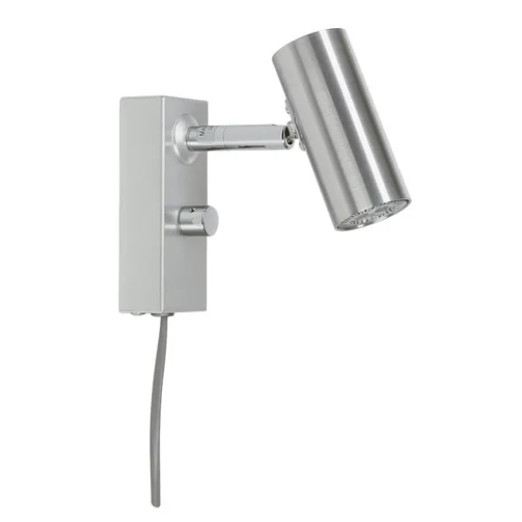 Cato vägglampa LED, aluminium 15,4cm