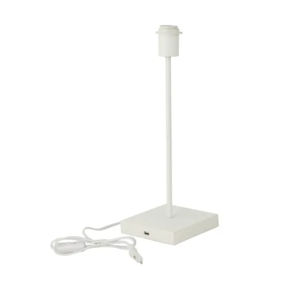 Chargy Lampfot Vit 15cm