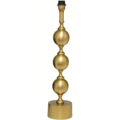 Charlotta Lampfot Hög Antik mässing 14,5cm