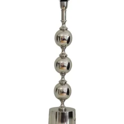 Charlotta Lampfot Hög Chrome 14,5cm