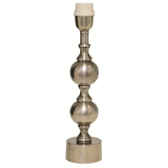 Charlotta Lampfot Låg Antik silver 8cm