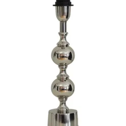 Charlotta Lampfot Låg Chrome 8cm