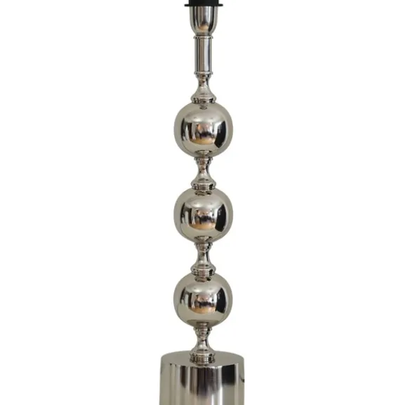 Charlotta Lampfot Mellan Chrome 12,5cm
