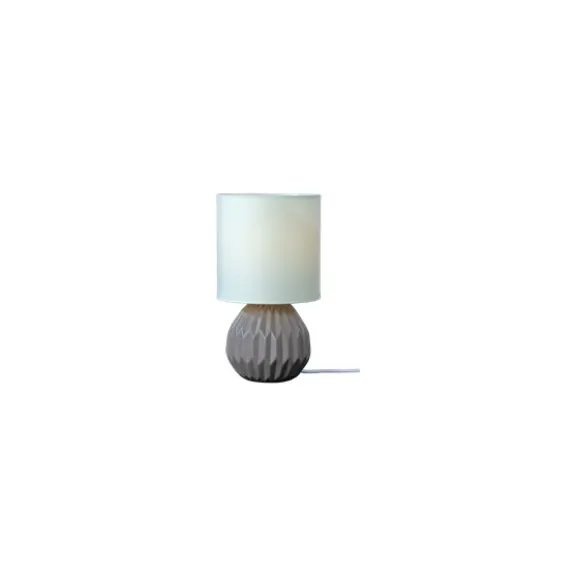 Charlotte Bordslampa, Brun/Vit