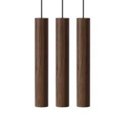 Chimes Cluster 3 taklampa, mörk ek