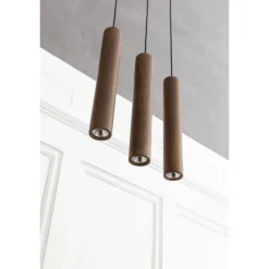 Chimes Cluster 3 taklampa, mörk ek