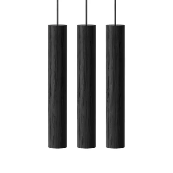 Chimes Cluster 3 taklampa, svart