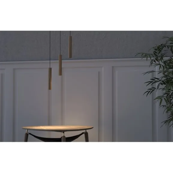 Chimes taklampa, mörk ek 22cm