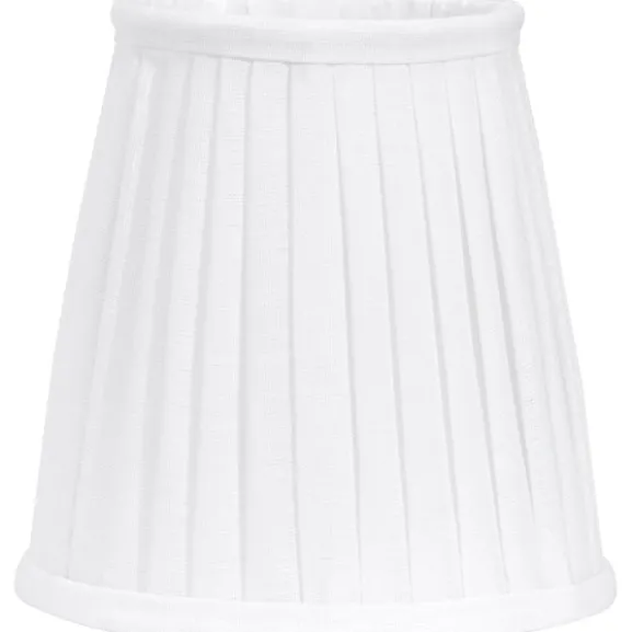 Cia Toppringskärm Plissé White 20cm