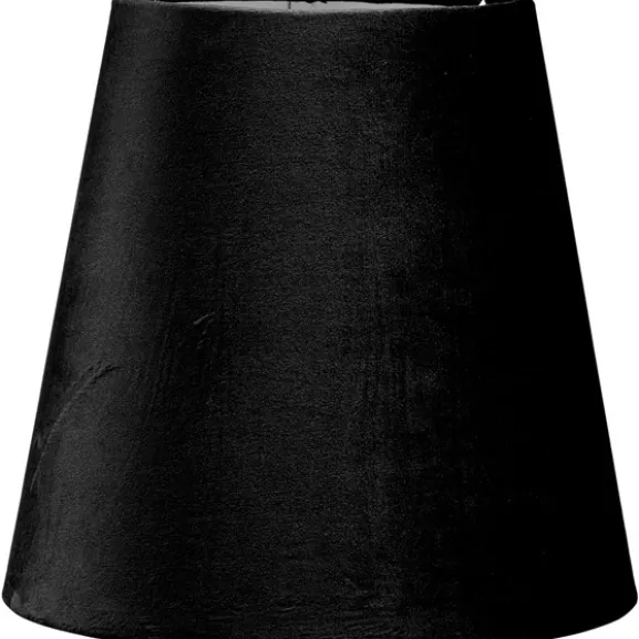 Cia Toppringskärm Sammet Svart 20cm