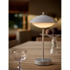 Clam Portabel bordslampa Nine Grey