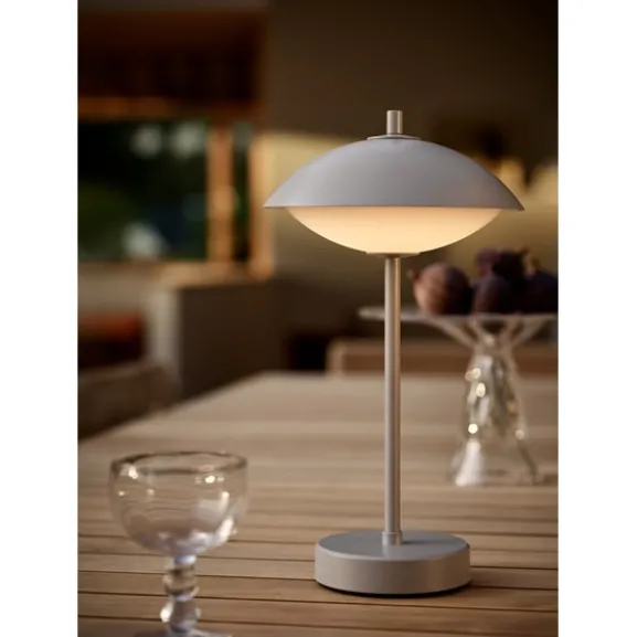 Clam Portabel bordslampa Nine Grey