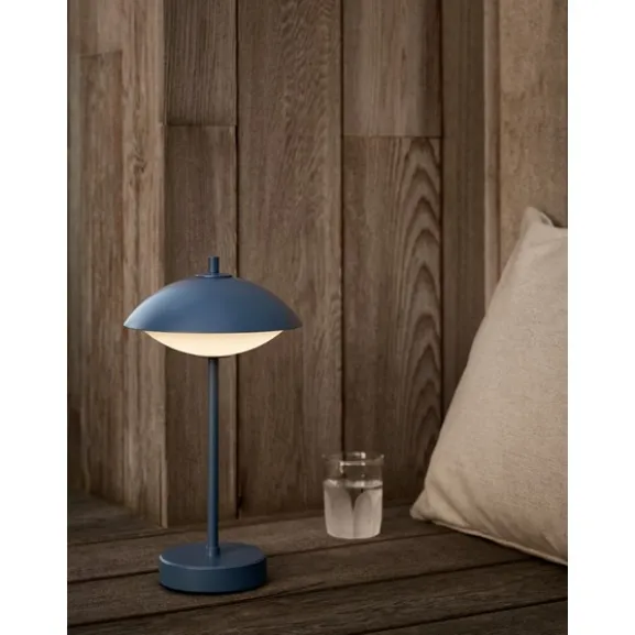 Clam Portabel bordslampa Dusk Blue