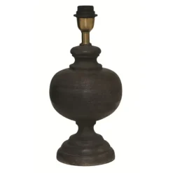 Clark Lampfot Antik svart 14cm