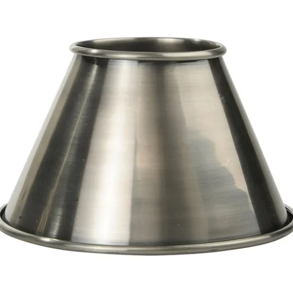 Classic Mässingskärm Antiksilver 18cm