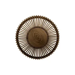 Clava Up vägglampa, mörk ek Ø35