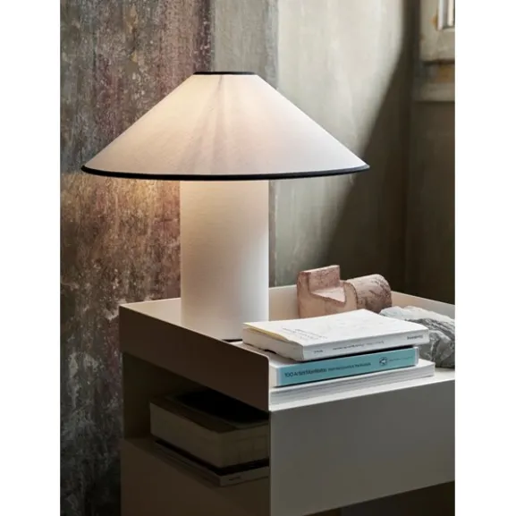Colette ATD6 Bordslampa, vit/svart