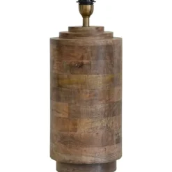 Columna Lampfot L Åldrat trä 21cm
