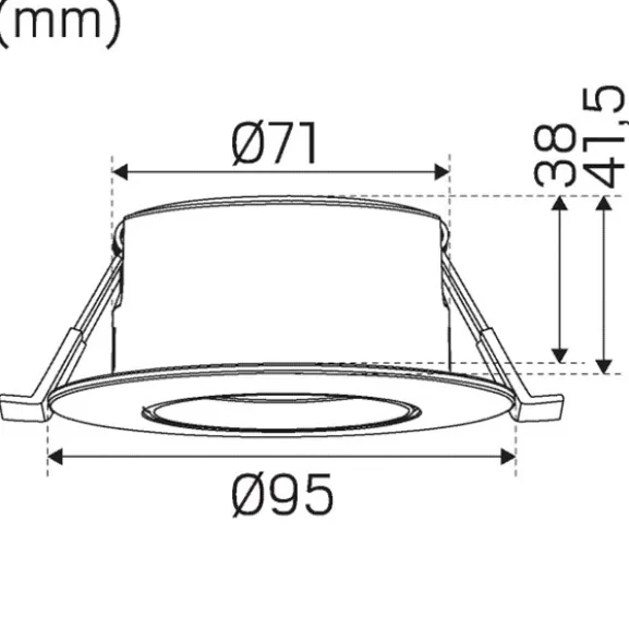 Comfort spotlights G4 Quick ISO Tilt 6-pack Vit 36° Tune