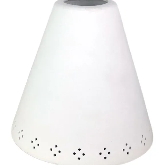 Cone Plåtskärm Vit 13cm