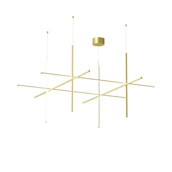 Coordinates S4 taklampa, anodiserad champagne