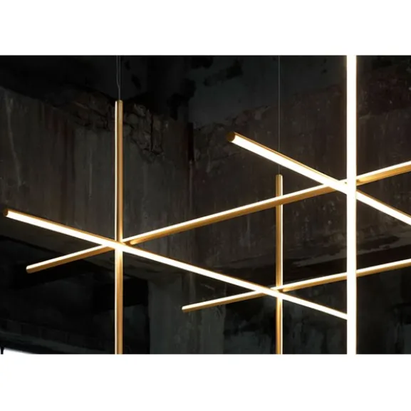 Coordinates S4 taklampa, anodiserad champagne
