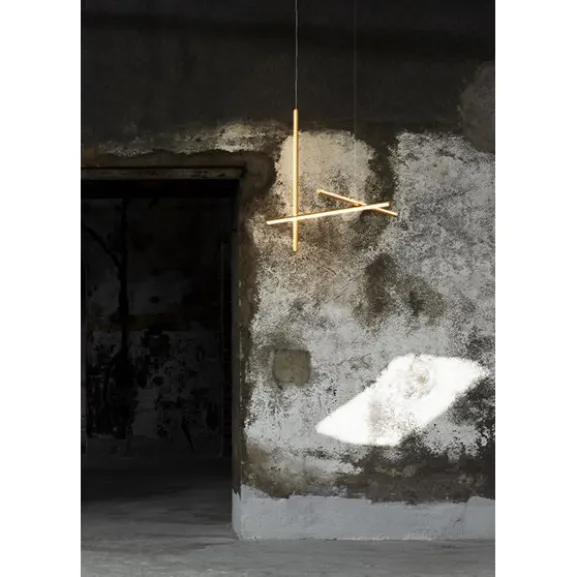 Coordinates S1 taklampa, anodiserad champagne