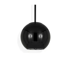 Copper Black Round pendel, svart 25cm