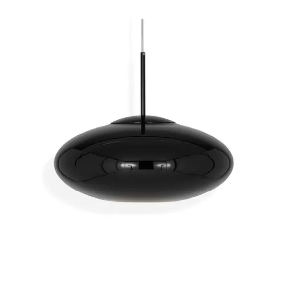 Copper Black Wide pendel, svart 50cm