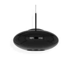 Copper Black Wide pendel, svart 50cm