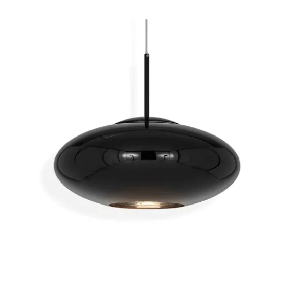 Copper Black Wide pendel, svart 50cm