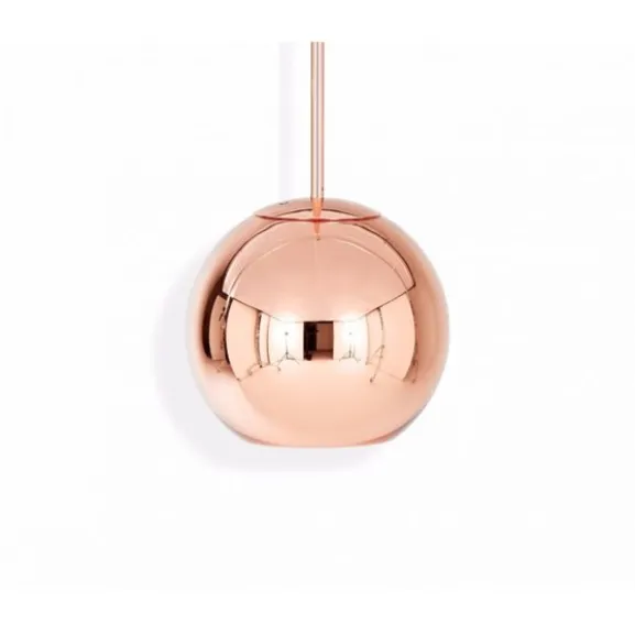 Copper Copper Round pendel, koppar 25cm