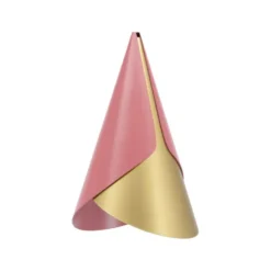 Cornet taklampa, Nuance Rose & Brass